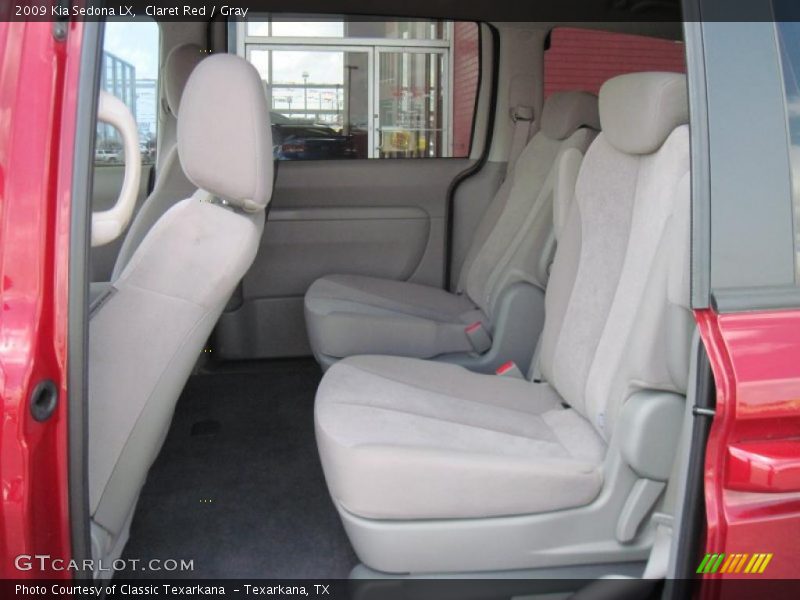 Claret Red / Gray 2009 Kia Sedona LX