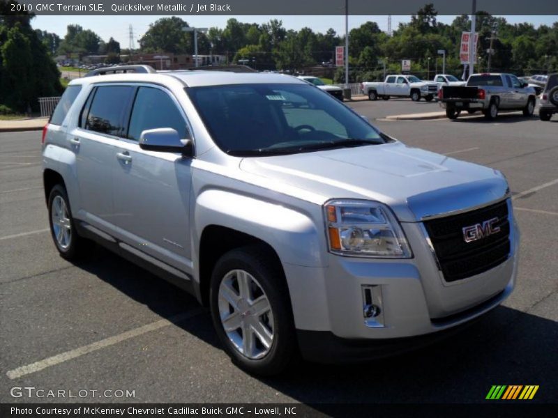 Quicksilver Metallic / Jet Black 2010 GMC Terrain SLE