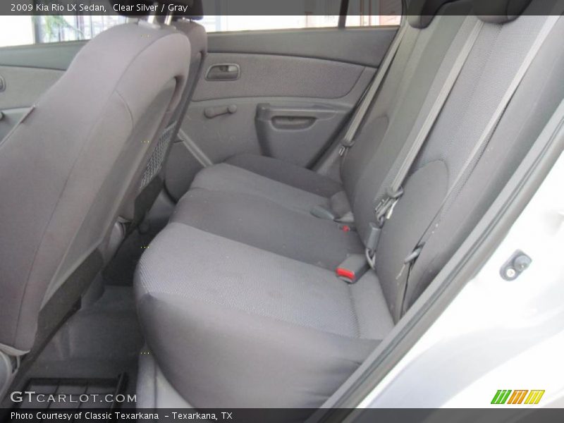 Clear Silver / Gray 2009 Kia Rio LX Sedan