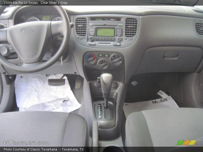 Clear Silver / Gray 2009 Kia Rio LX Sedan