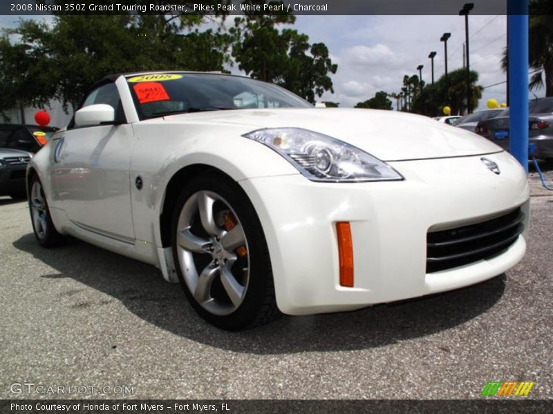 Pikes Peak White Pearl / Charcoal 2008 Nissan 350Z Grand Touring Roadster