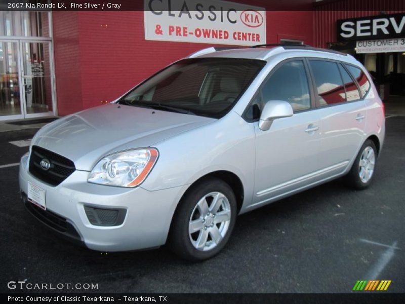 Fine Silver / Gray 2007 Kia Rondo LX