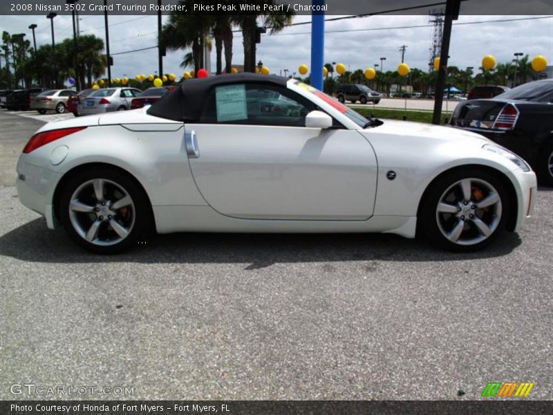 Pikes Peak White Pearl / Charcoal 2008 Nissan 350Z Grand Touring Roadster
