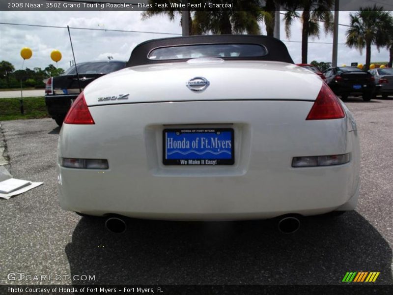 Pikes Peak White Pearl / Charcoal 2008 Nissan 350Z Grand Touring Roadster