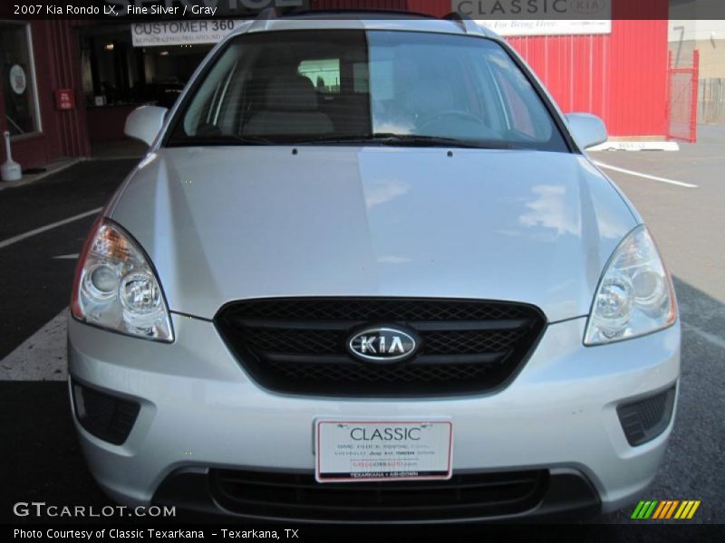 Fine Silver / Gray 2007 Kia Rondo LX