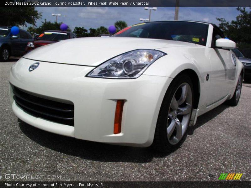 Pikes Peak White Pearl / Charcoal 2008 Nissan 350Z Grand Touring Roadster