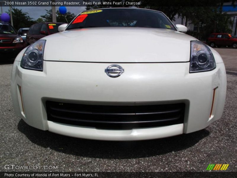 Pikes Peak White Pearl / Charcoal 2008 Nissan 350Z Grand Touring Roadster