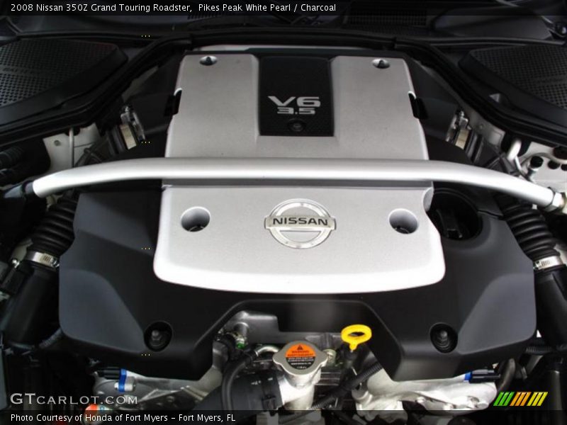 Pikes Peak White Pearl / Charcoal 2008 Nissan 350Z Grand Touring Roadster