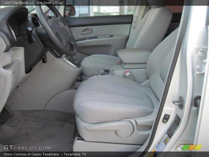 Fine Silver / Gray 2007 Kia Rondo LX
