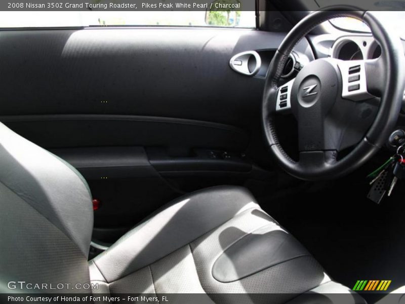 Pikes Peak White Pearl / Charcoal 2008 Nissan 350Z Grand Touring Roadster