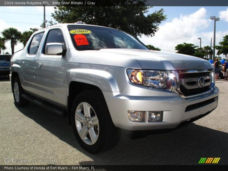Billet Silver Metallic / Gray 2009 Honda Ridgeline RTL