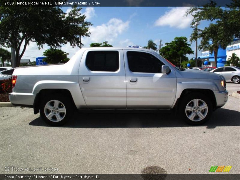 Billet Silver Metallic / Gray 2009 Honda Ridgeline RTL