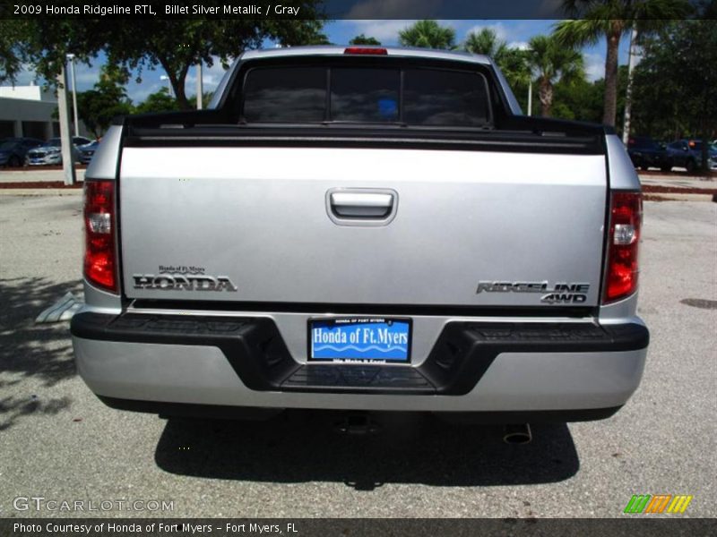 Billet Silver Metallic / Gray 2009 Honda Ridgeline RTL