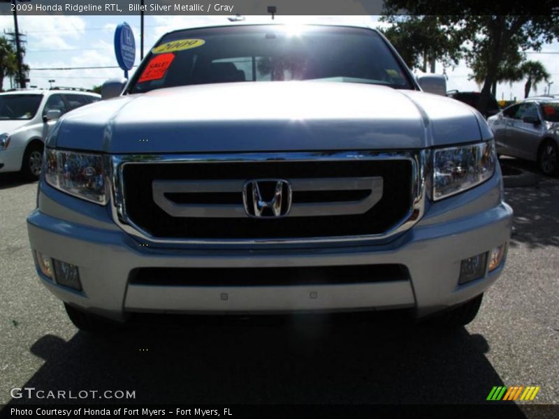Billet Silver Metallic / Gray 2009 Honda Ridgeline RTL