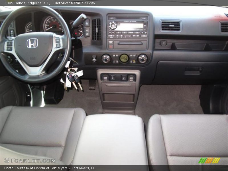 Billet Silver Metallic / Gray 2009 Honda Ridgeline RTL