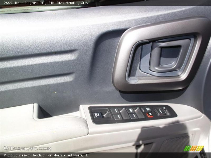Billet Silver Metallic / Gray 2009 Honda Ridgeline RTL