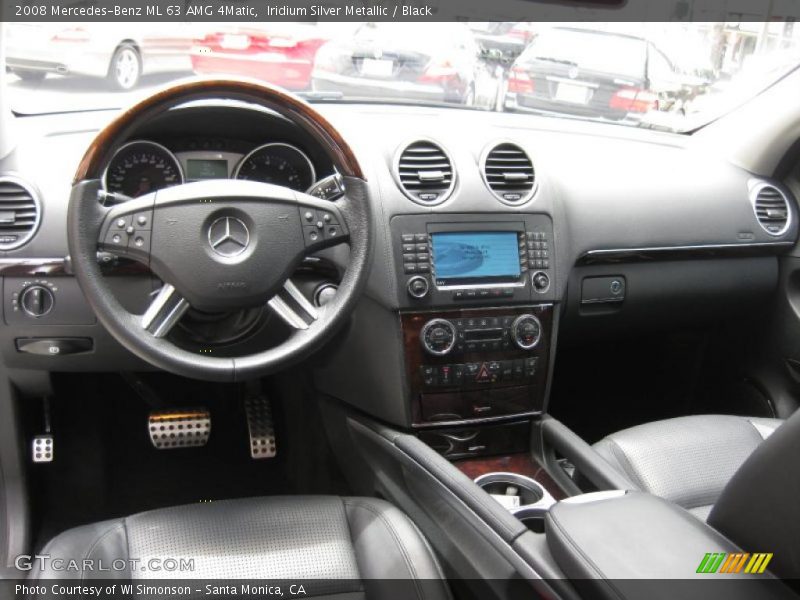 Iridium Silver Metallic / Black 2008 Mercedes-Benz ML 63 AMG 4Matic