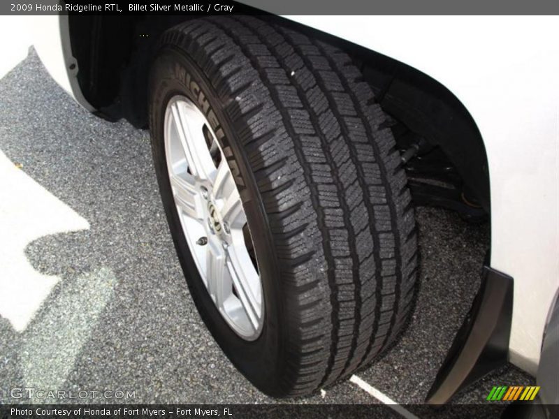 Billet Silver Metallic / Gray 2009 Honda Ridgeline RTL