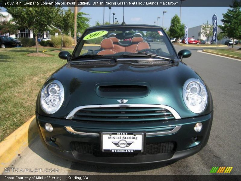 British Racing Green Metallic / Lounge Malt Brown 2007 Mini Cooper S Convertible Sidewalk Edition