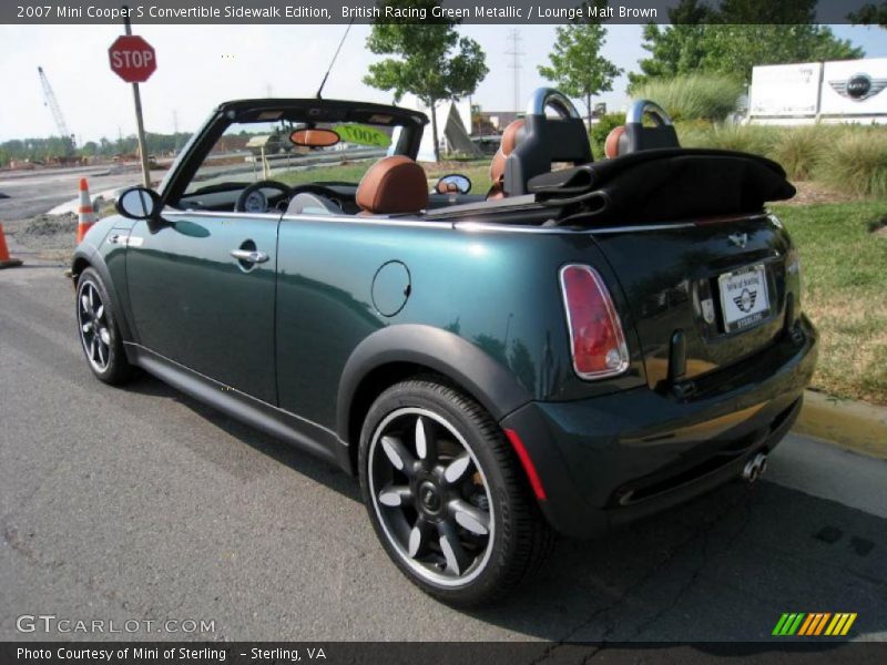 British Racing Green Metallic / Lounge Malt Brown 2007 Mini Cooper S Convertible Sidewalk Edition