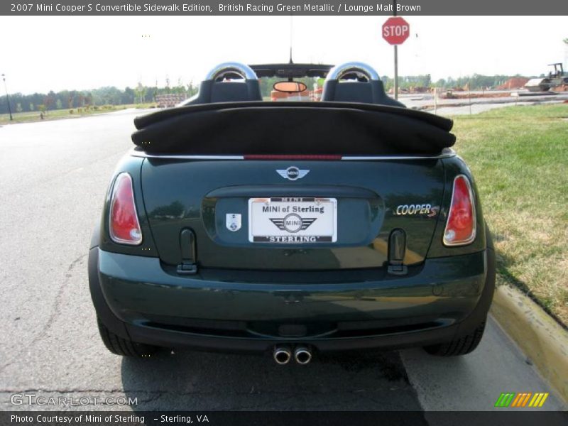 British Racing Green Metallic / Lounge Malt Brown 2007 Mini Cooper S Convertible Sidewalk Edition