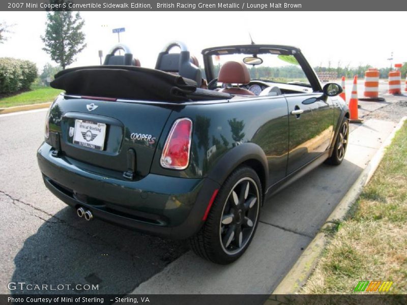 British Racing Green Metallic / Lounge Malt Brown 2007 Mini Cooper S Convertible Sidewalk Edition
