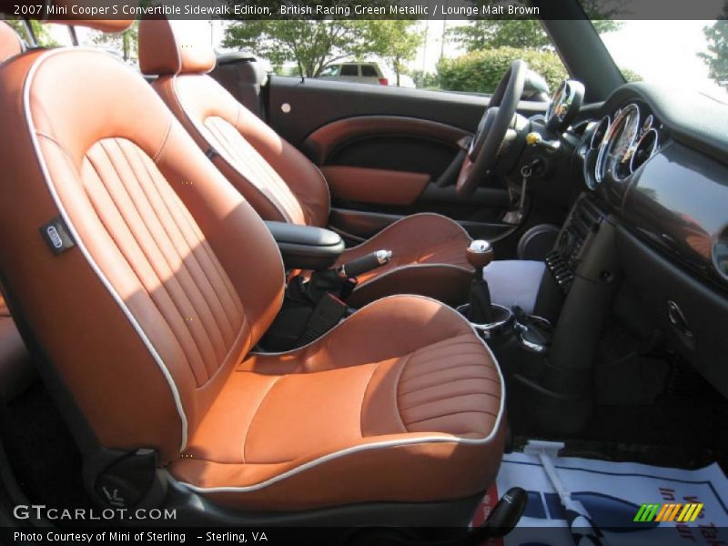 British Racing Green Metallic / Lounge Malt Brown 2007 Mini Cooper S Convertible Sidewalk Edition
