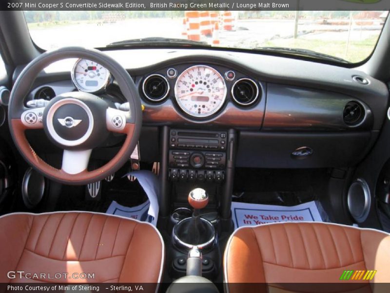 British Racing Green Metallic / Lounge Malt Brown 2007 Mini Cooper S Convertible Sidewalk Edition