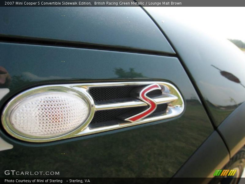 British Racing Green Metallic / Lounge Malt Brown 2007 Mini Cooper S Convertible Sidewalk Edition