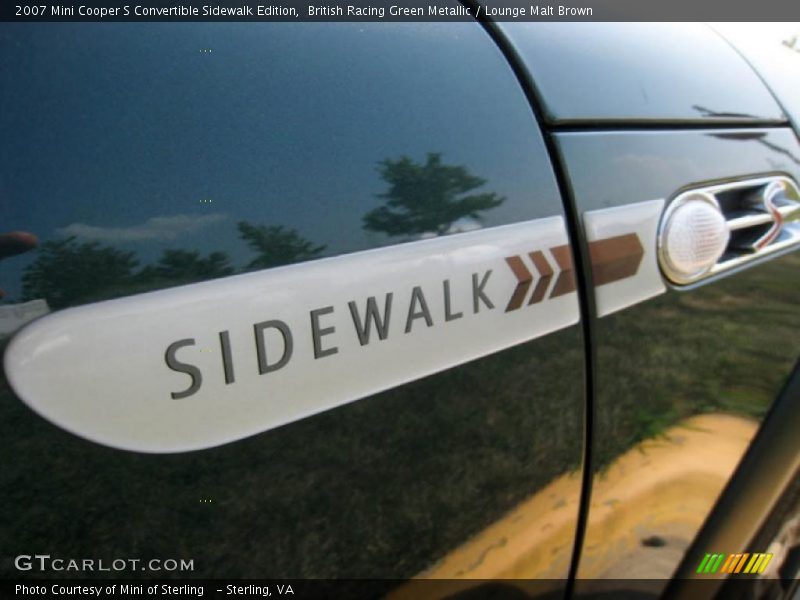 British Racing Green Metallic / Lounge Malt Brown 2007 Mini Cooper S Convertible Sidewalk Edition