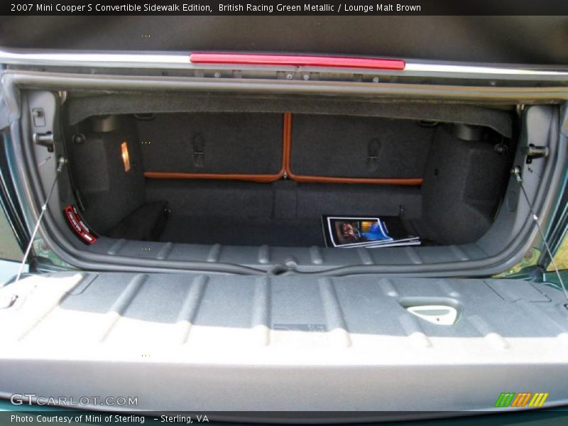 British Racing Green Metallic / Lounge Malt Brown 2007 Mini Cooper S Convertible Sidewalk Edition
