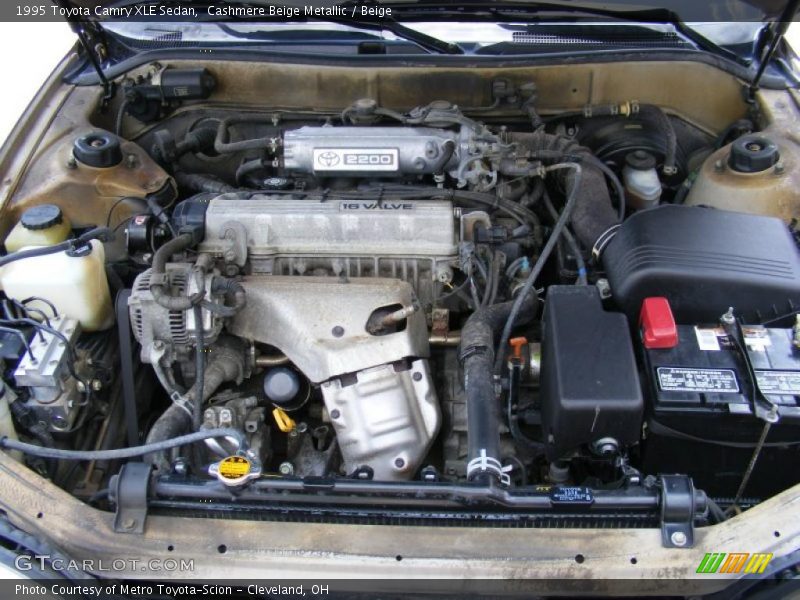 Cashmere Beige Metallic / Beige 1995 Toyota Camry XLE Sedan