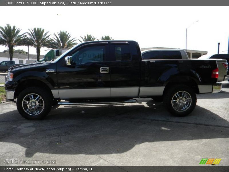 Black / Medium/Dark Flint 2006 Ford F150 XLT SuperCab 4x4