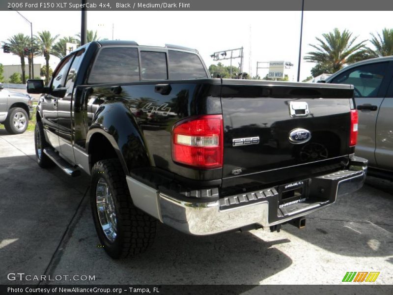 Black / Medium/Dark Flint 2006 Ford F150 XLT SuperCab 4x4