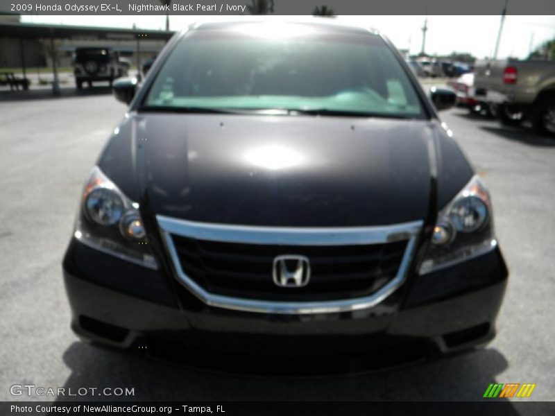 Nighthawk Black Pearl / Ivory 2009 Honda Odyssey EX-L