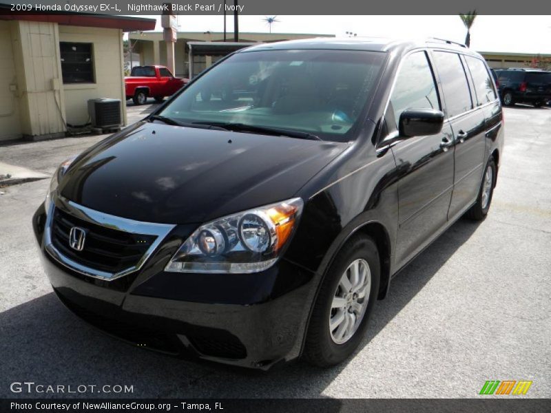 Nighthawk Black Pearl / Ivory 2009 Honda Odyssey EX-L