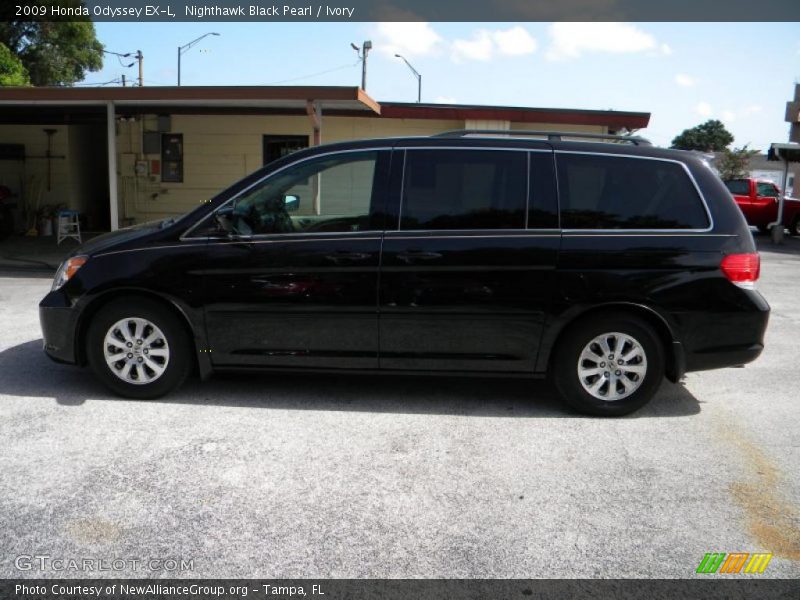 Nighthawk Black Pearl / Ivory 2009 Honda Odyssey EX-L