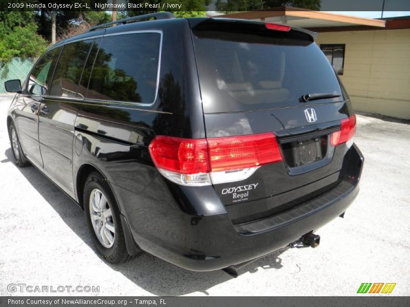 Nighthawk Black Pearl / Ivory 2009 Honda Odyssey EX-L