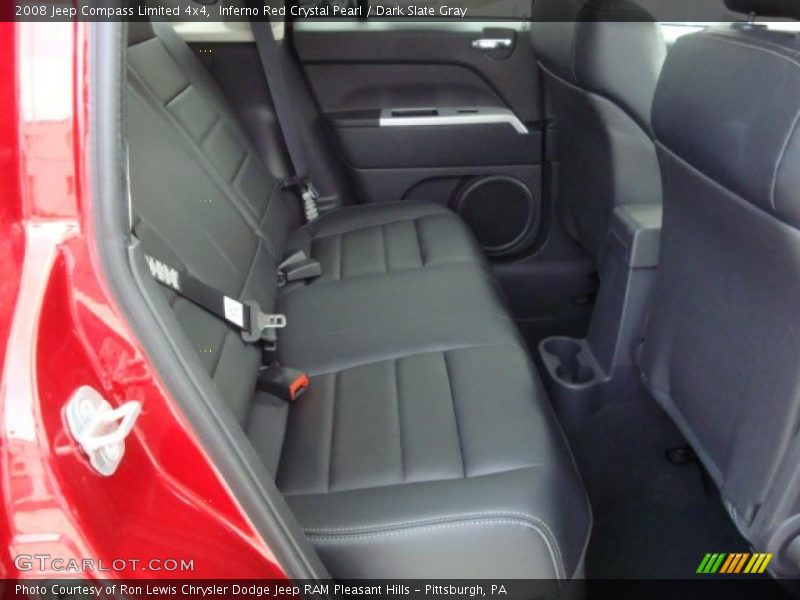 Inferno Red Crystal Pearl / Dark Slate Gray 2008 Jeep Compass Limited 4x4