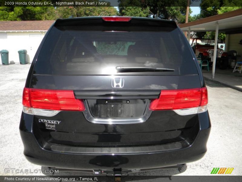 Nighthawk Black Pearl / Ivory 2009 Honda Odyssey EX-L