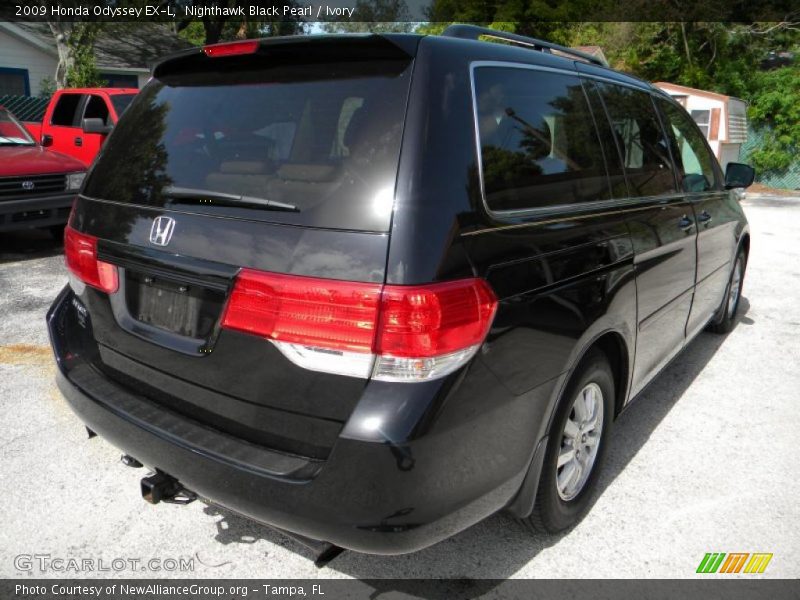 Nighthawk Black Pearl / Ivory 2009 Honda Odyssey EX-L