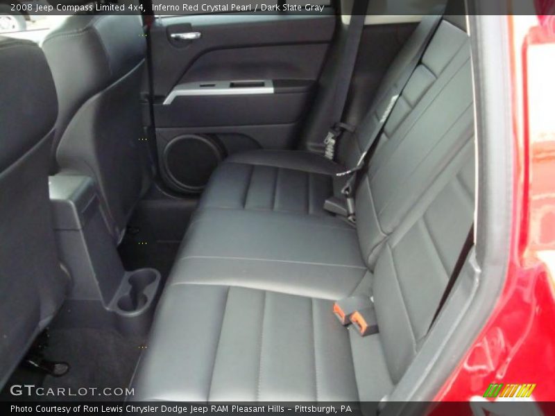 Inferno Red Crystal Pearl / Dark Slate Gray 2008 Jeep Compass Limited 4x4