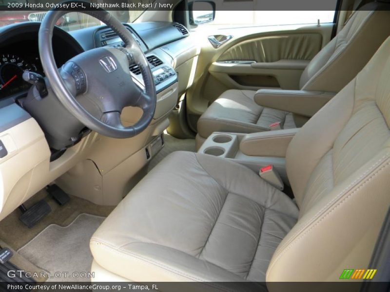 Nighthawk Black Pearl / Ivory 2009 Honda Odyssey EX-L
