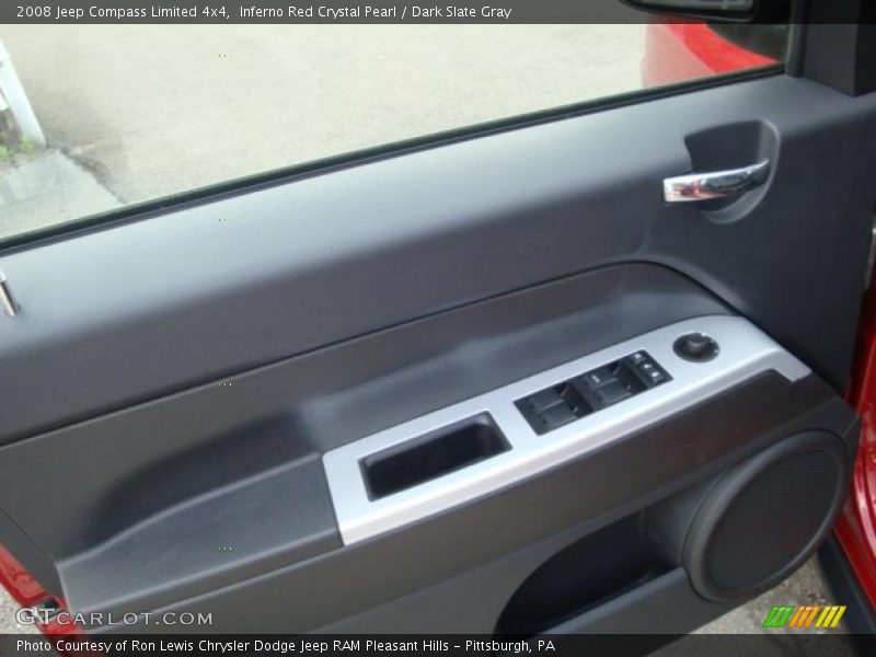 Inferno Red Crystal Pearl / Dark Slate Gray 2008 Jeep Compass Limited 4x4