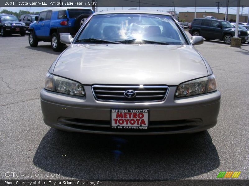 Antique Sage Pearl / Gray 2001 Toyota Camry LE