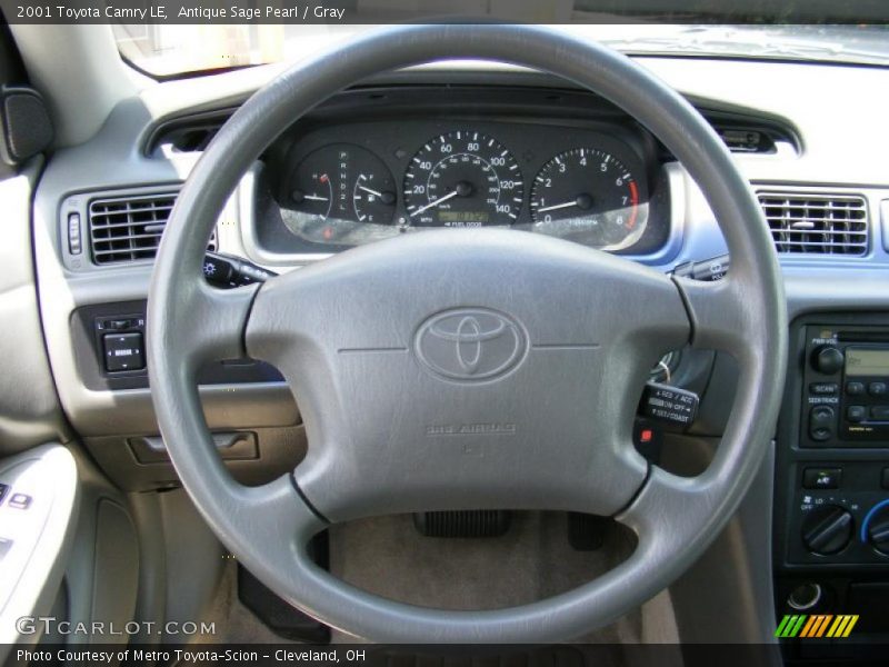 Antique Sage Pearl / Gray 2001 Toyota Camry LE