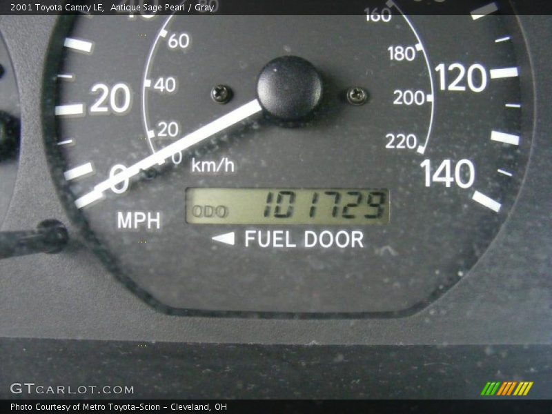 Antique Sage Pearl / Gray 2001 Toyota Camry LE