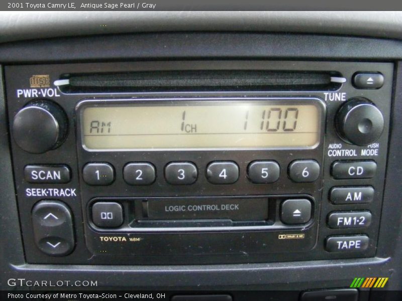 Antique Sage Pearl / Gray 2001 Toyota Camry LE