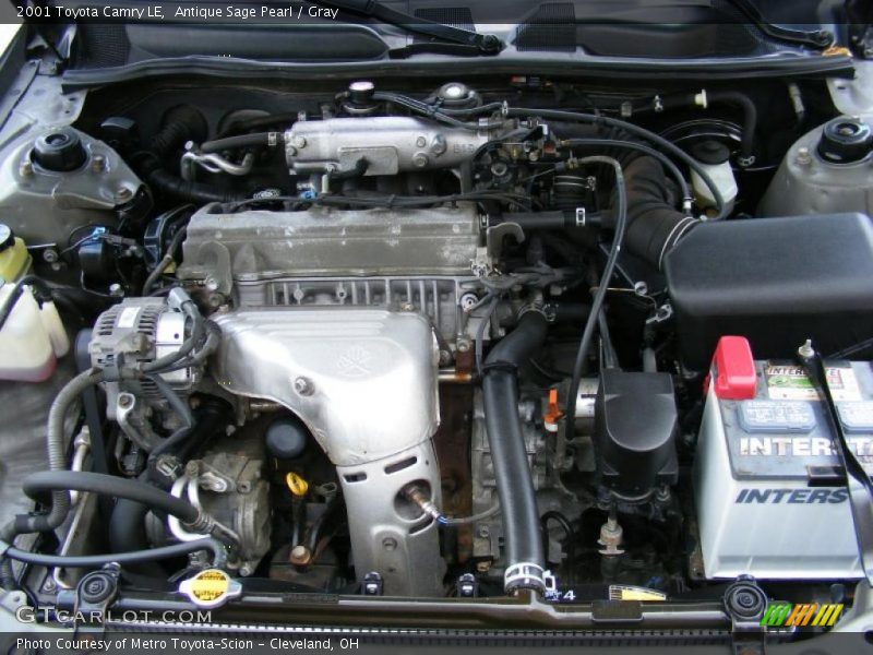 Antique Sage Pearl / Gray 2001 Toyota Camry LE