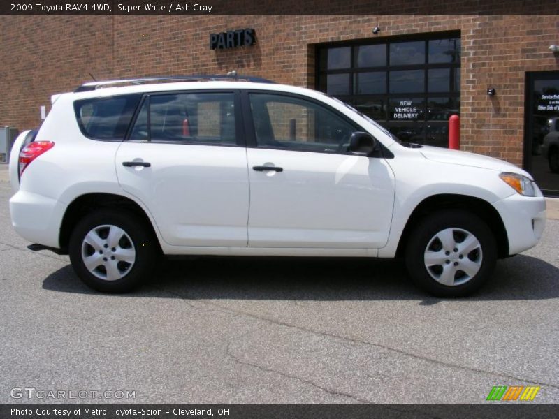 Super White / Ash Gray 2009 Toyota RAV4 4WD